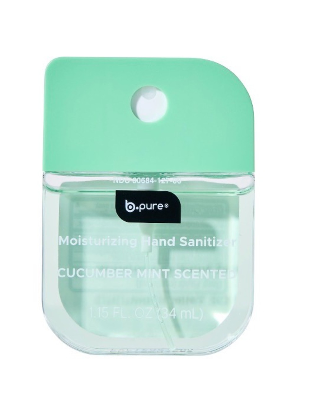 b•pure Moisturizing Hand Sanitizer - Cucumber Mint - Mint Green